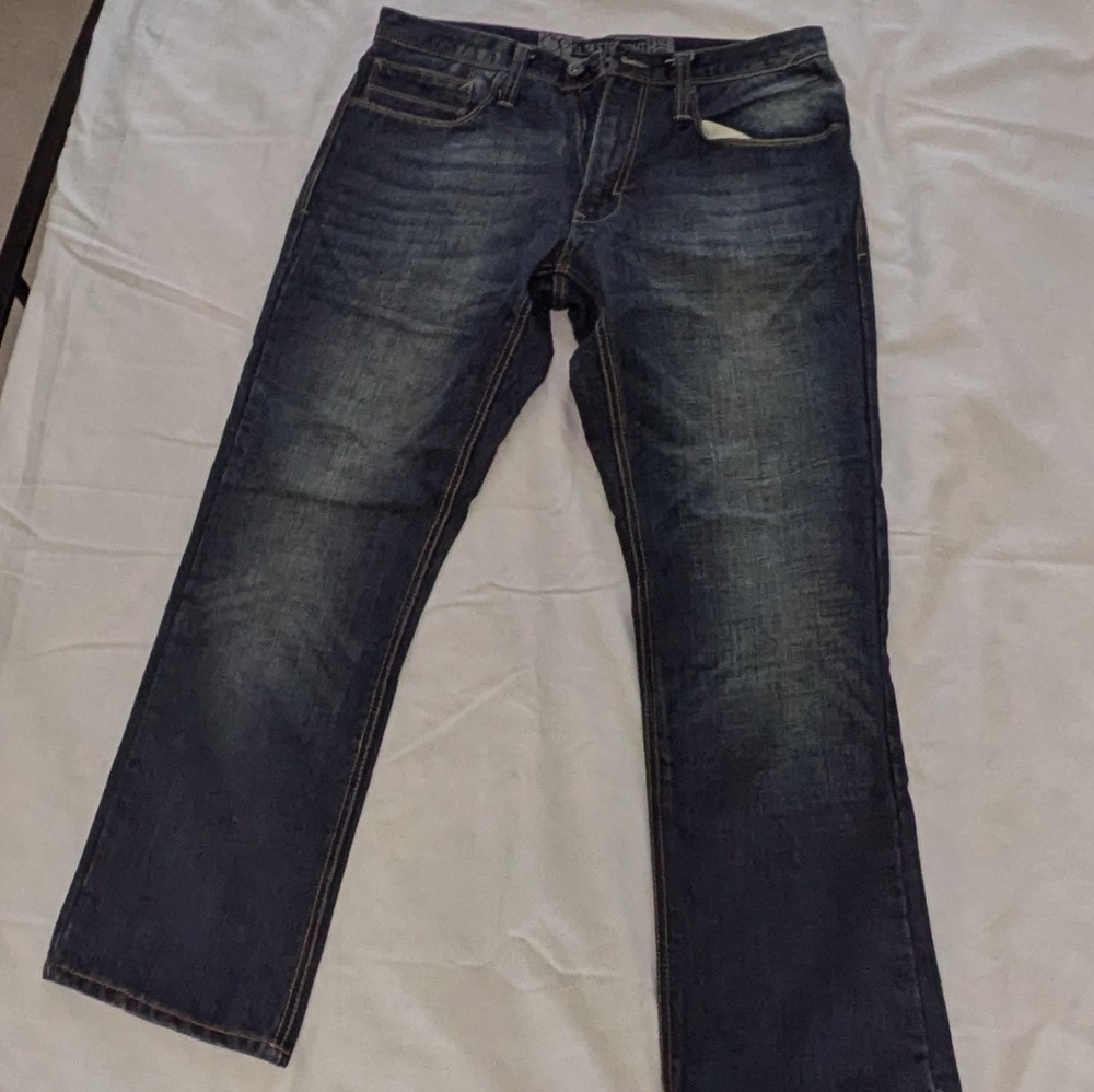 OP Dark Wash Straight Jeans